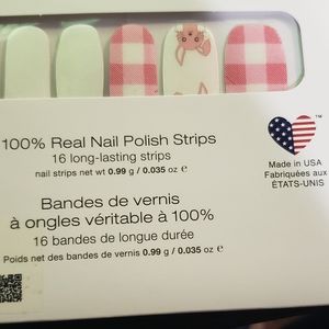 Funny bunny color street nail strip